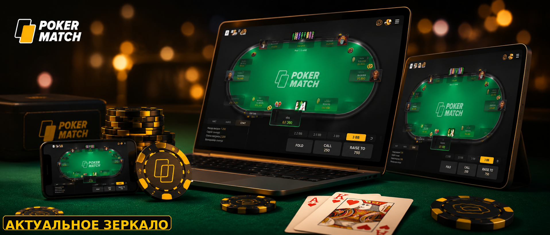 Актуальный адрес зеркала PokerMatch на всех устройствах